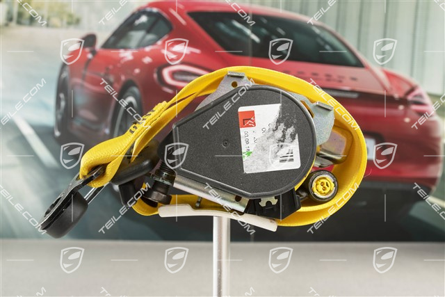 Seat belt, Racing Yellow, L=R
