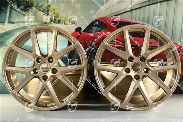 21" komplet felg Panamera Sport Design, 9,5J x 21 ET71 + 11,5J x 21 ET69, neodyme