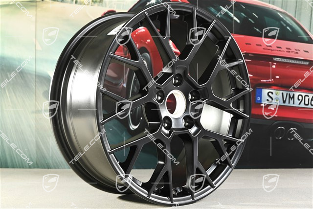 20" Felge RS Spyder Design 2, 8,5J x 20 ET50, schwarz seidenmatt