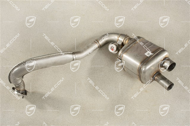 Sport exhaust muffler, R