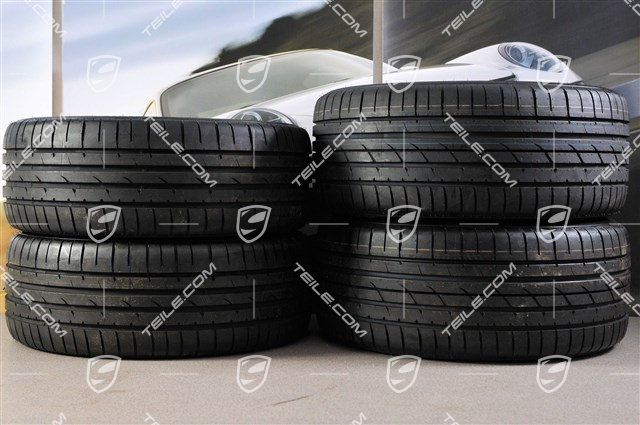 19-inch Cayman S summer wheel set, 8J x 19 ET57 + 9,5J x 19 ET45, tyres 235/40 ZR19 + 265/40 ZR19