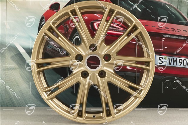 20" Felge Exclusive Design, 10,5J x 20 ET71, für Winterbetrieb, Aurum Seidenmatt