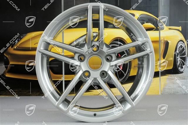 19" Felge Carrera, 11J x 19 ET48, Brilliantsilber