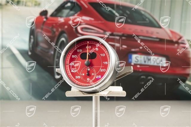 Stoppuhr Sport Chrono, Indischrot Zifferblatt