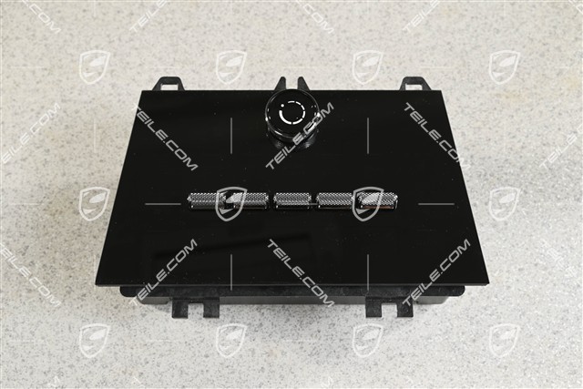 Control panel, centre console / tunnel, front, Black Chrome