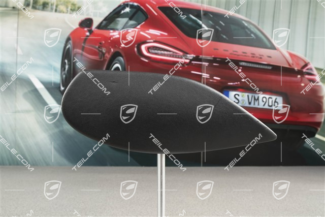 Mittelkonsole, Blende, Leder, seitlich, Schwarz, L