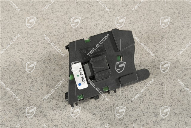 Power windows switch, passenger's side, black matte, RL, UK-version