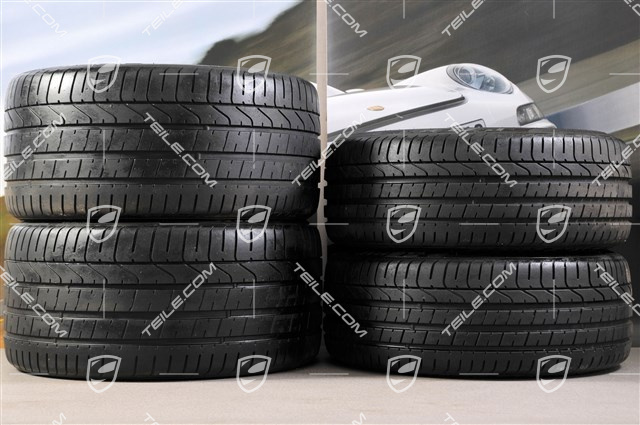 20" Turbo III summer wheel set, rims 8,5J x 20 ET51 + 11J x 20 ET56 + NEW Pirelli P-ZERO summer tyres 245/35 R20 + 305/30 R20, with TPM