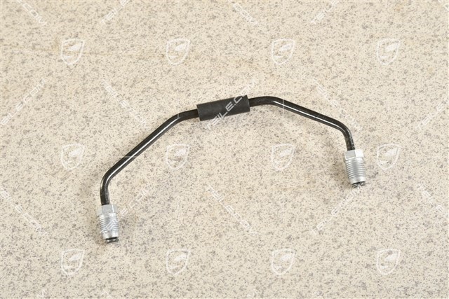 Front brake caliper (Silver / Red) connecting line, L