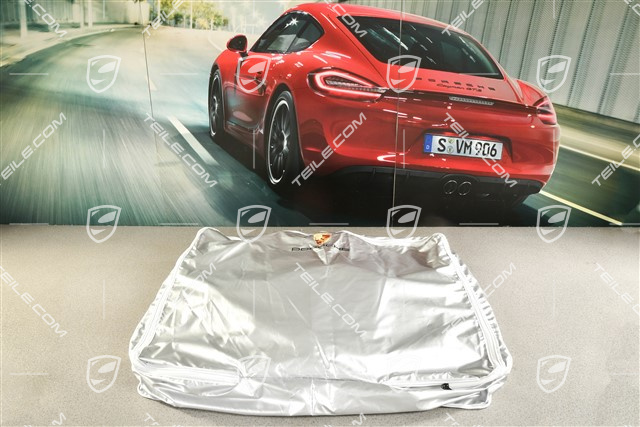 Abdeckhülle,Schutzhülle für Draußen farbig Porsche Wappen, Turbo / Turbo S