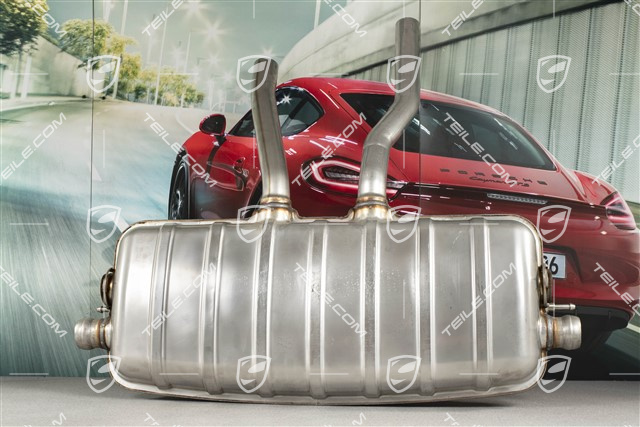 Rear muffler, V8 4.8 294KW