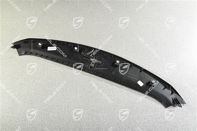 Blende Schlossträger / Schlossabdeckung, Schwarz
