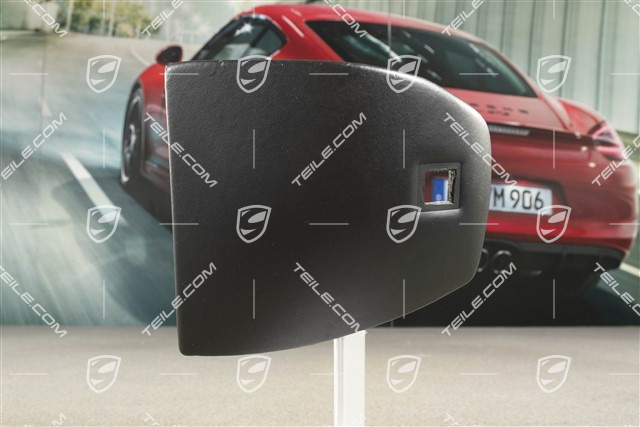 Blende, Vorbereitung Telefon, Leder, Schwarz, Rlkg
