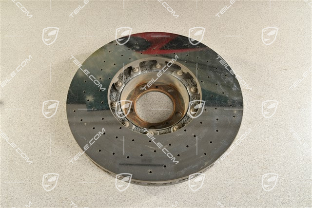 PCCB tarcza hamulcowa ceramiczna, 20" / 420mm, uszkodzona, R