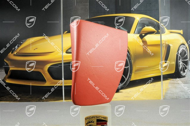 Centre console trim, top, leather, "Boxster" red, R Centre console trim, top, leather, "Boxster" red, R