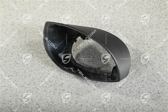 Aussenspiegel, Spiegelfussgehäuse, Schwarz, L