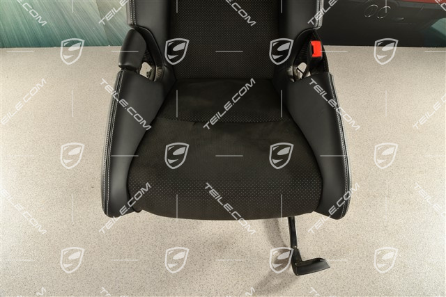 GT3 Schalensitz, Carbon, schwarz/silber, R