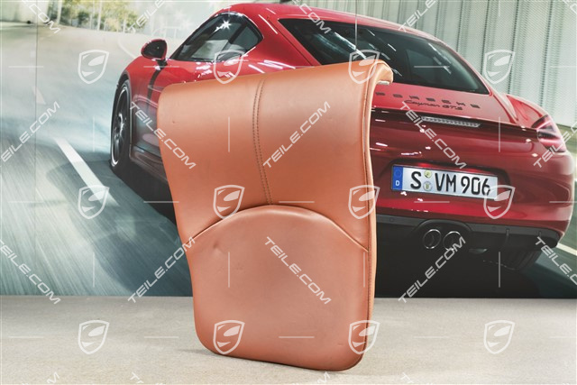 Back seat lower / cushion, Cabrio, leather, Terracotta (Not for Japan), L