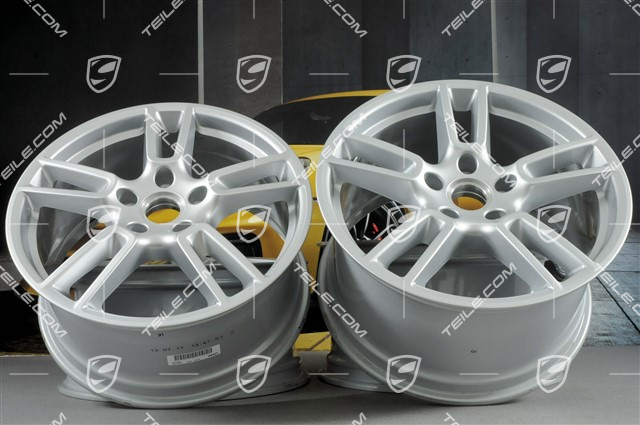 19-inch wheel rim set Panamera, 9J x 19 ET64 + 10,5J x 19 ET62