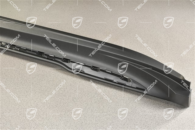 Schwellerblende, Schwarz matt, L