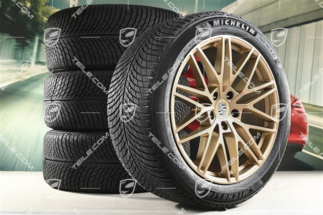 21-inch RS Spyder Design winter wheel set, rims 9,5J x 21 ET46 + 11,0J x 21 ET58 + Michelin winter tyres 285/45 R21 + 305/40 R21, with TPMS, Neodyme