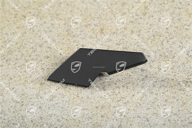 Dashboard trim side cover, Black, L