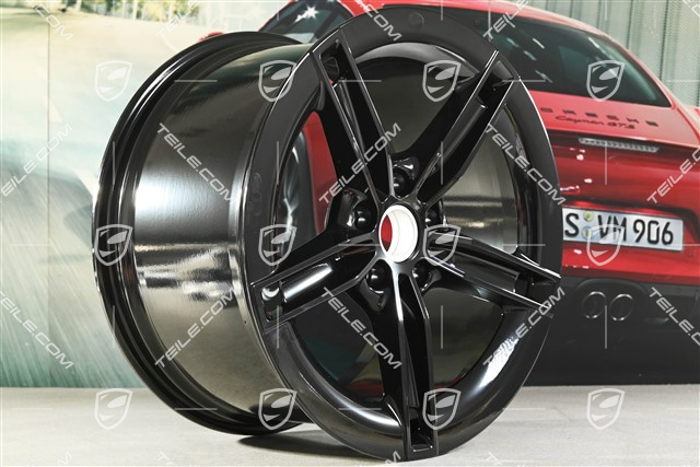 21" Felga Mission E Design, 11,5J x 21 ET66, czarny wysoki połysk