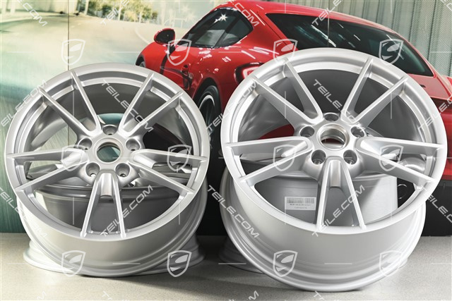 19+20" wheel rim set Carrera, rims: front 8,5J x 19 ET52 + rear 11J x 20 ET80