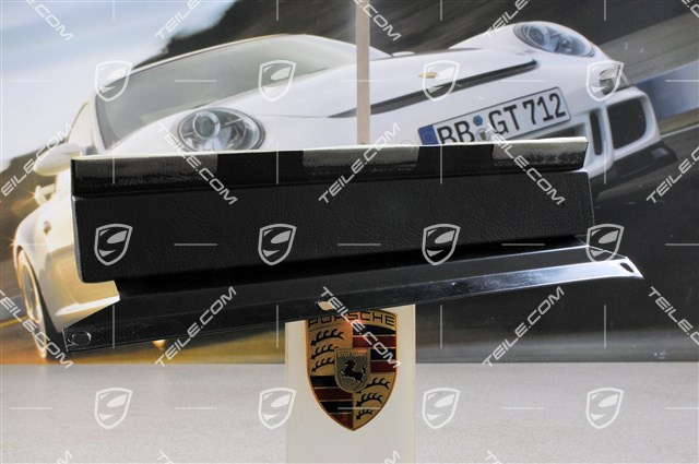 Airbag dash cover, upper, black leatherette Airbag dash cover, upper, black leatherette