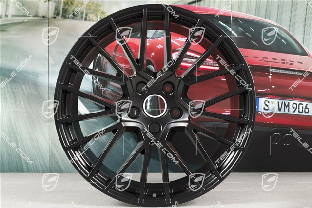 21" Felga Cayenne RS Spyder, 11J x 21 ET49, czarny satynowy  półmat