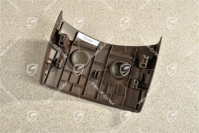 Trim for centre console, rear, with 2x 12v socket, Espresso