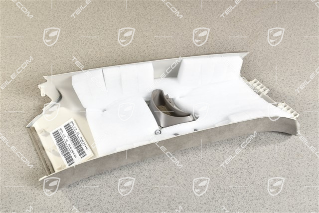 Verkleidung von C-Säule, Alcantara Platiniumgrau, R