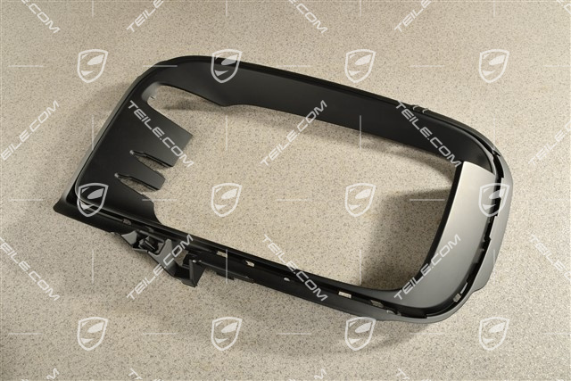 Turbo Sport Design, Front bumper, side ventilation grille, Black matte, L