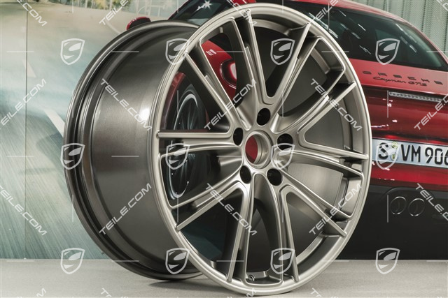 21" Felga Panamera Exclusiv, 11,5J x 21 ET69, platinum satynowy mat