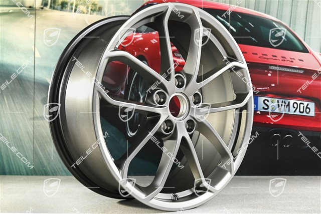 20" GT4 Felge, 8,5J x 20 ET61, Platinum Seidenmatt