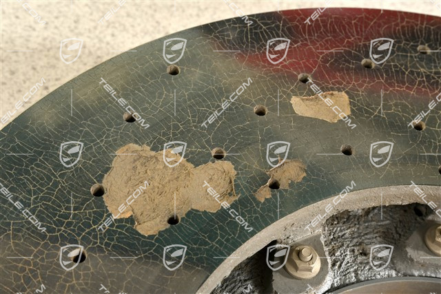 PCCB ceramik brake disc, 20-inch / 420mm, damaged, R