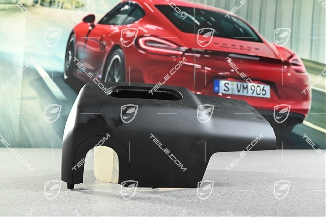 Lenksäulenverkleidung el. einstellbar, Unterteil, Schwarz