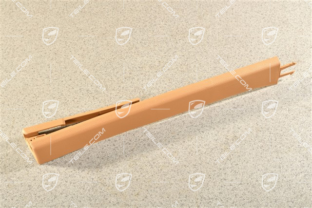 Front seat rail cover, front, Sand Beige, L