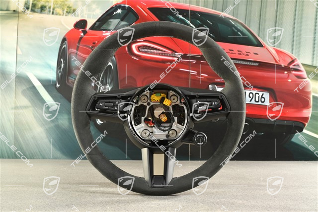 PDK Multifunktionslenkrad, Sport Chrono Paket Plus, Alcantara Race Tex, Schwarz