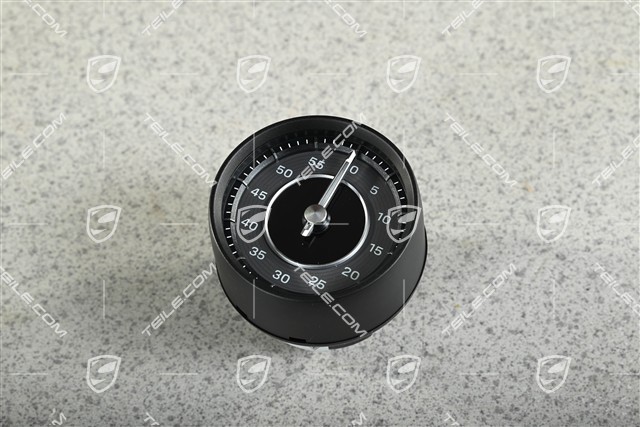 Stoppuhr mit Digitaluhr Dunkel Silber Zifferblatt, Sport Chrono