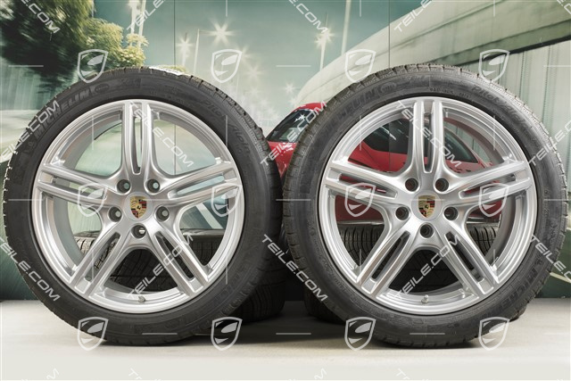 20-inch winter wheels set "Panamera Turbo", rims 9,5 J x 20 ET71 + 10,5 J x 20 ET71 + Michelin Pilot Alpin 4 winter tires 275/40 R20 + 315/35 R20