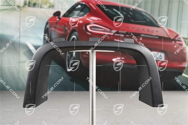 Cover trim ACC, center, Black matte