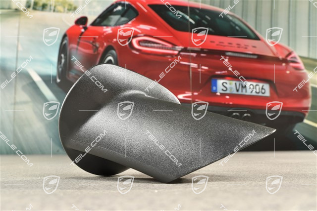 Aussenspiegel, Spiegelfuss, Abdeckkappe, Satinschwarz, R