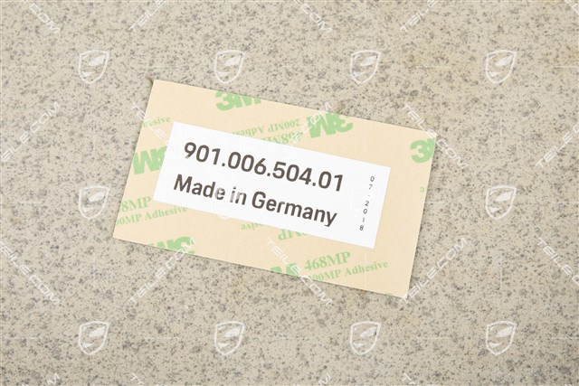 Klebeschild, Motoröl