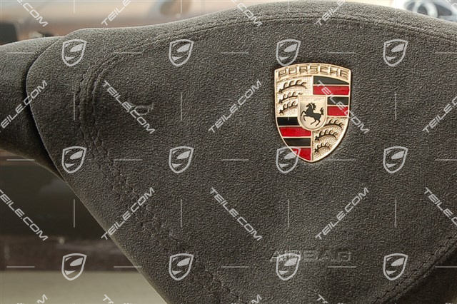 Alcantara upholstery - S: small parts: steering wheel, gear shift knob, hand-brake lever... Alcantara upholstery - S: small parts: steering wheel, gear shift knob, hand-brake lever...