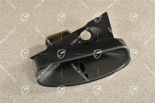 Blende, Fussausstroemer / Fußraum-Auslassöffnung, Schwarz RHD