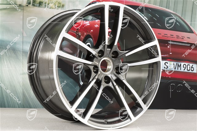 21" Felge Cayenne Turbo, 11J x 21 ET49, Titan