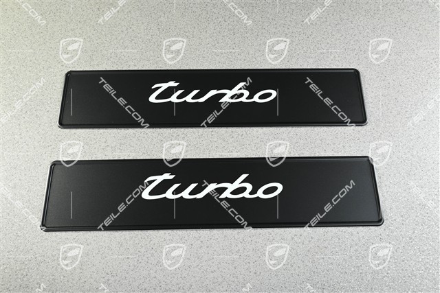 Tablica rejestracyjna Porsche 911 Turbo