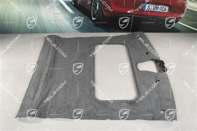 Dachverkleidung, coupé mit Schiebedach, Alcantara, metropolblau