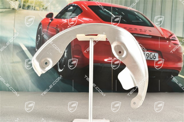 Front axle disc brake protective plate, L